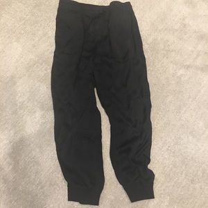 Loft sateen joggers- super comfortable